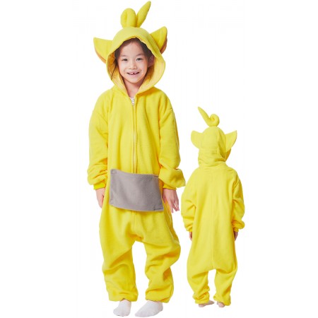 Déguisement Teletubbies Laa-Laa Onesie pour enfants combinaison pyjama décontractée