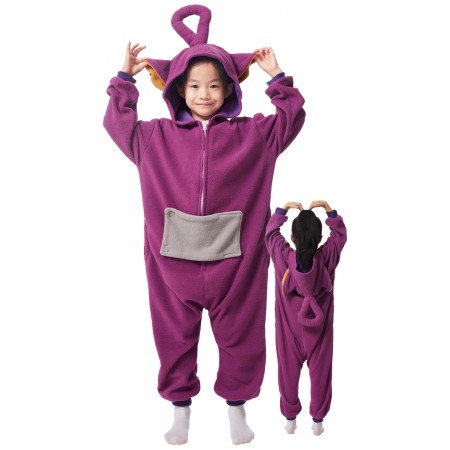 Déguisement Teletubbies Tinky-Winky Onesie pour enfants combinaison pyjama décontractée