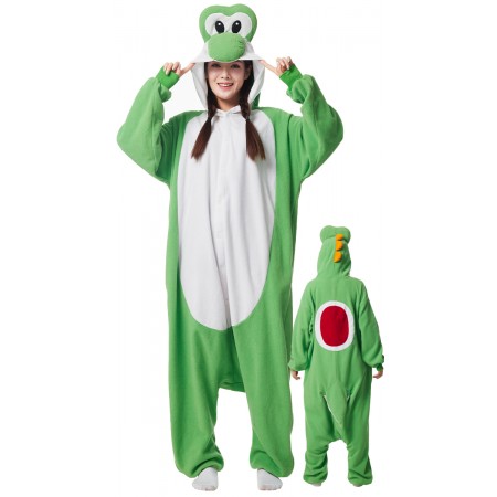 Déguisement Yoshi Onesie pour adultes combinaison pyjama décontractée