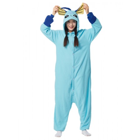 Déguisement Vaporeon Onesie pour adultes combinaison pyjama décontractée