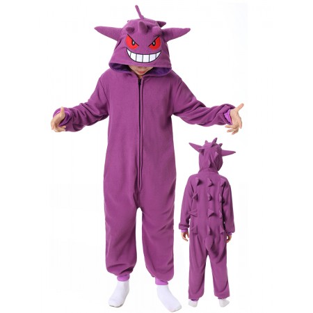 Pyjamas Kigurumi Pokémon Gengar pour enfants
