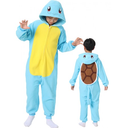 Pyjama Kigurumi Pokémon Squirtle pour enfants Déguisement de pyjama