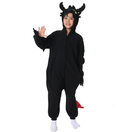 Pyjama Kigurumi Toothless pour enfantsDéguisement de pyjama