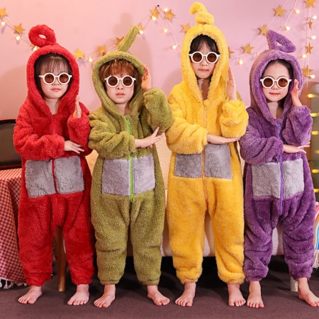 Pyjamas Teletubbies Onesie Laa-Laa Dipsy Tinky-Winky Po pour tout-petits et enfants