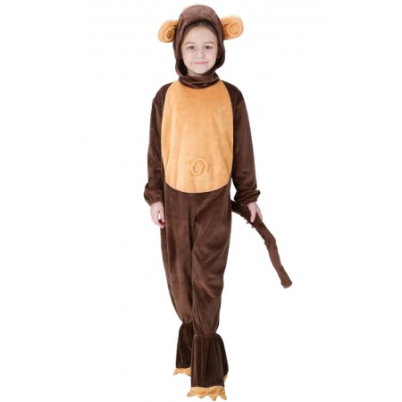 Pyjama Cosplay Singe pour Enfants Combinaison Animale Costumes d'Halloween