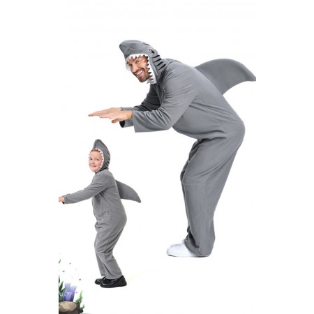 Costume Cosplay Requin Kawaii Halloween Déguisement pour Famille