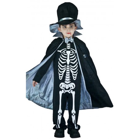 Costume Squelette pour Enfants Vêtements Cosplay Halloween