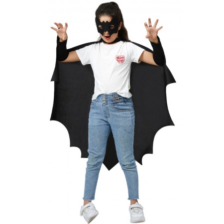 Costume de Chauve-Souris Halloween pour Enfants Vêtement Cosplay Vampire