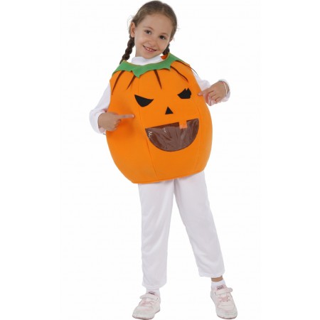 Costume Citrouille pour Enfants Déguisement Halloween Tenue de Fête