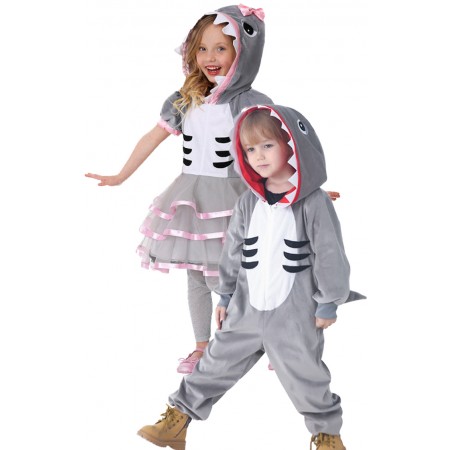 Onesie Requin pour Tout-Petit Vêtements de Maison Déguisement Pyjama