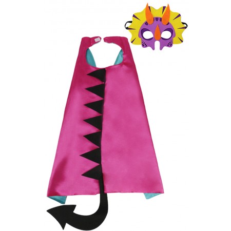 Capes et Masques Dino pour Enfants Costumes d’Halloween