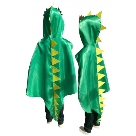 Accessoires de Costume Drôles pour Enfants Cape de Dinosaure Ceinture Masque