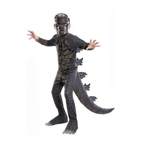 Costume de Dragon pour Enfants Dinosaures Furieux Effrayants avec Masque