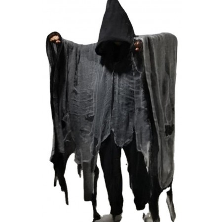 Costume d’Halloween pour Adulte Cape à Capuche  Robe Fantôme