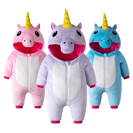 Pyjama Combinaison Licorne Bébé Déguisement