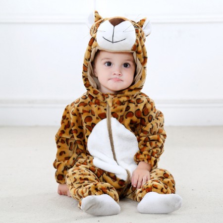 Pyjama Combinaison Leopard Bébé Déguisement