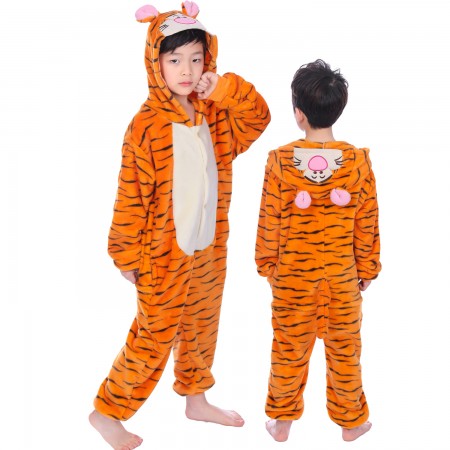 Combinaison Pyjama Enfant Winnie L'Ourson Tigrou Déguisement Déguisement