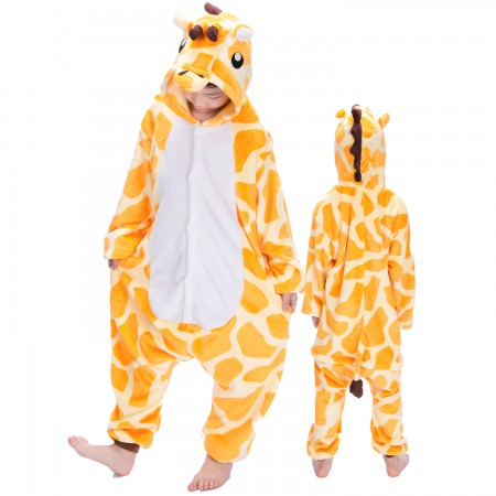 Combinaison Pyjama Enfant Girafe Garçon & Fille Déguisement Déguisement
