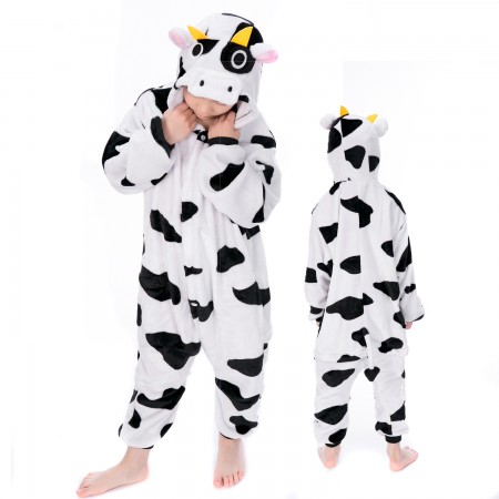 Combinaison Pyjama Enfant Vache Garçon & Fille Déguisement Déguisement