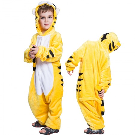 Combinaison Pyjama Enfant Tigre Garçon & Fille Déguisement Déguisement