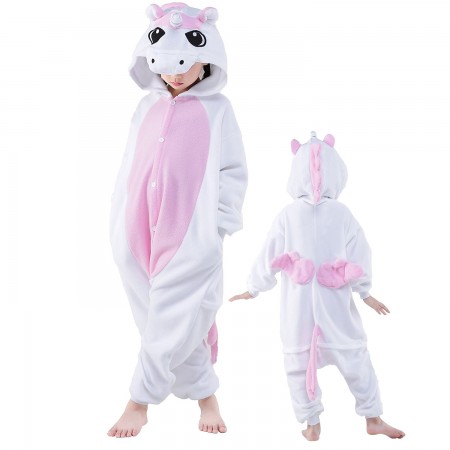 Combinaison Pyjama Enfant Rose Pegasus Déguisement Déguisement