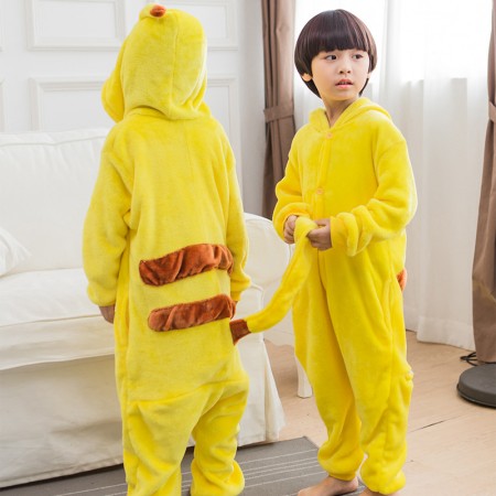 Combinaison Pyjama Enfant Pokemon Pikachu Garçon & Fille Déguisement Déguisement
