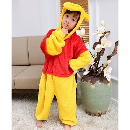 Combinaison Pyjama Enfant Winnie L'Ourson Déguisement Déguisement