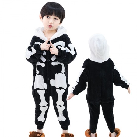 Combinaison Pyjama Enfant Squelette Déguisement Déguisement
