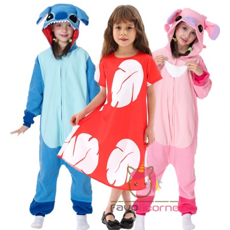 Costume Lilo et Stitch Idées de costumes de groupe Halloween Costume pour enfants