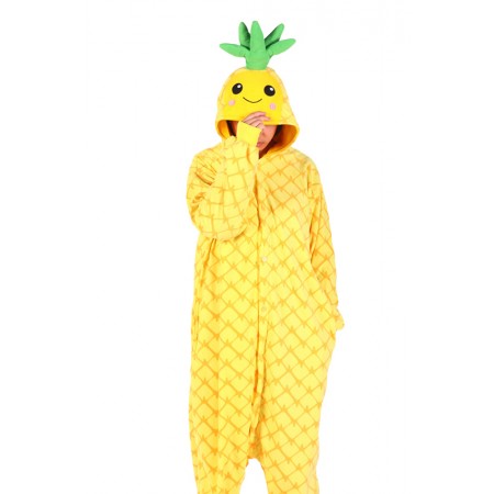 Déguisement Pineapple Pyjama Femme Homme Pyjama Combinaison