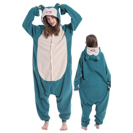 Déguisement Snorlax Pyjama Femme Homme Pyjama Combinaison