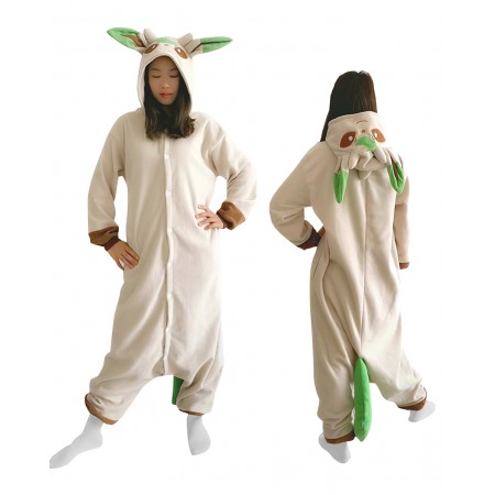 Déguisement Eevee Leafeon Pyjama Femme Homme Pyjama Combinaison