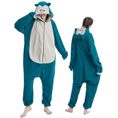 Déguisement Zip Snorlax Pyjama Femme Homme Pyjama Combinaison