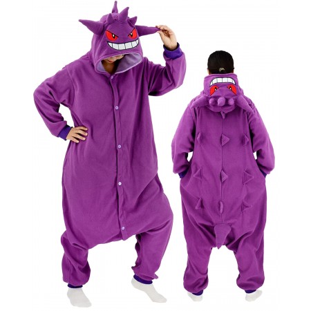 Déguisement Gengar Ectoplasma Pyjama Femme Homme Pyjama Combinaison