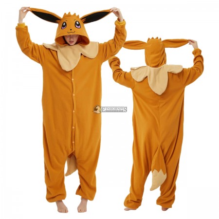 Déguisement Eevee Pyjama Femme Homme Pyjama Combinaison