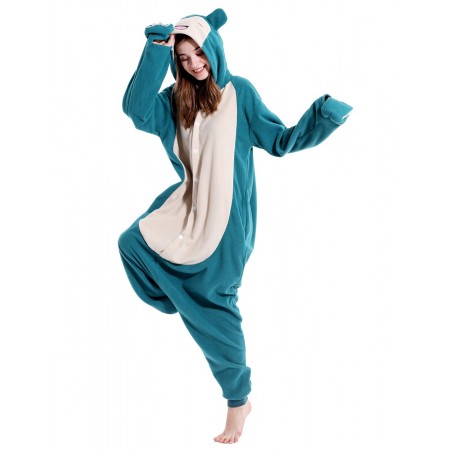Déguisement Snorlax Pyjama Femme Homme Pyjama Combinaison