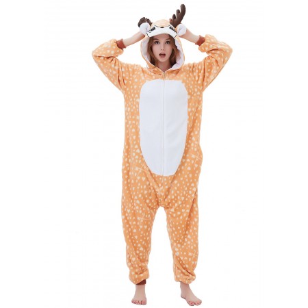 Déguisement Deer Pyjama Femme Homme Pyjama Combinaison