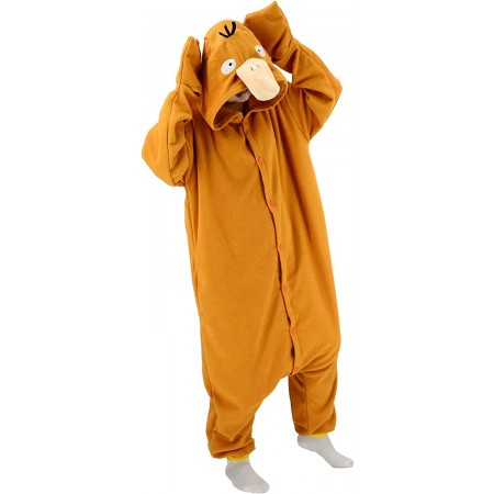 Déguisement Psyduck Pyjama Femme Homme Pyjama Combinaison