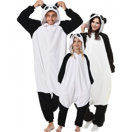 Déguisement Panda Pyjama Femme Homme Pyjama Combinaison
