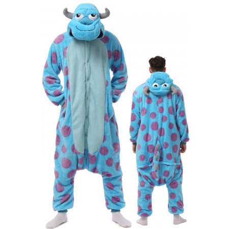 Déguisement Monsters Inc Sully Pyjama Femme Homme Pyjama Combinaison