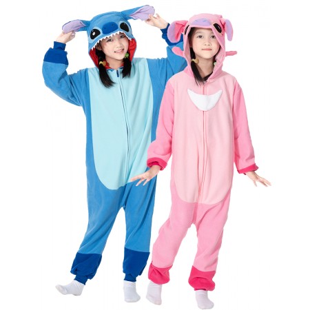 Déguisement Enfant Lilo & Stitch Angel Pyjama Femme Homme Pyjama Combinaison