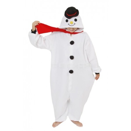 Déguisement Snowman Pyjama Femme Homme Pyjama Combinaison