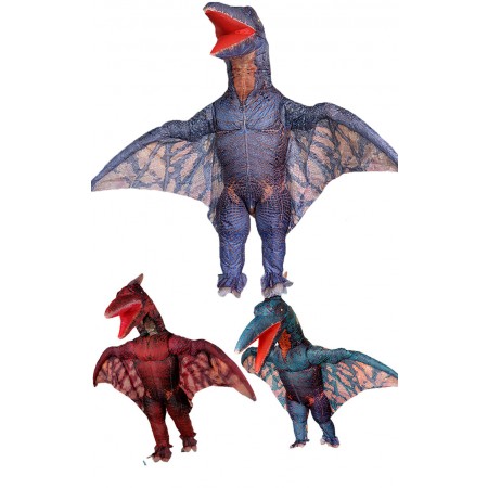 Costume Gonflable de Dinosaurier pour Adultes Halloween Cosplay Ptérosaure Costume Gonflable