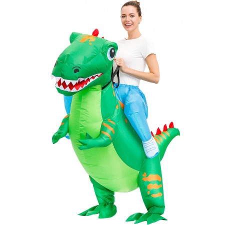 Costume Gonflable Dinosaure à Chevaucher Halloween Costume