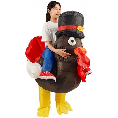 Costume Gonflable de Dinde Déguisement Gonflables Pour Adultes