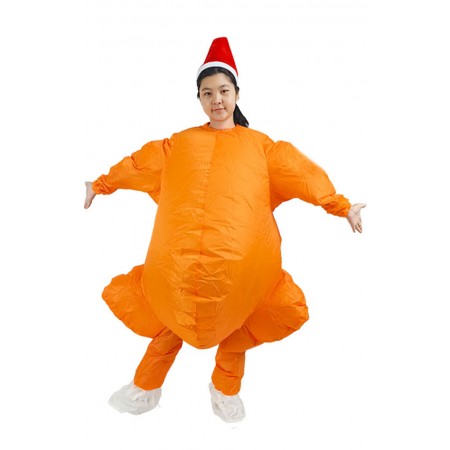 Costume Gonflable De Dinde rôtie Pour Adulte Déguisement Gonflable