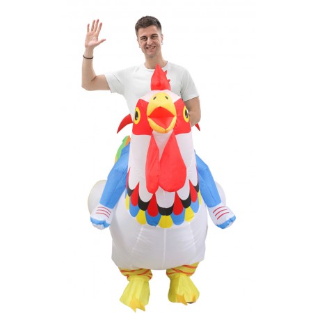 Costume Gonflable de Coq Pour Adulte Anime Déguisement Gonflable