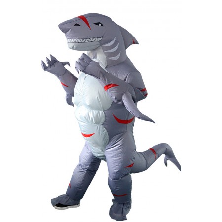Costume Gonflable De Requin Musclé Costume Drôle Animal Gonflable