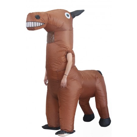 Costume Gonflable De Cheval Pour Adulte Costume Drôle