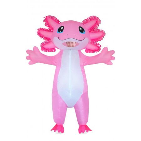 Costume Gonflable d'axolotl Pour Adulte Halloween Déguisement Gonflables